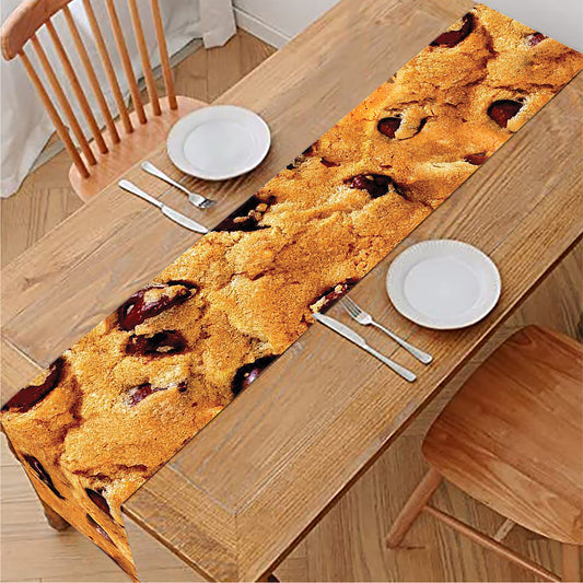 Chocolate Chip Cookie Print Table Runner