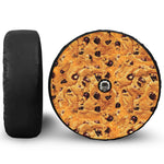 Chocolate Chip Cookie Print Tire Cover With Camera Hole