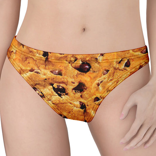 Chocolate Chip Cookie Print Women's Thong