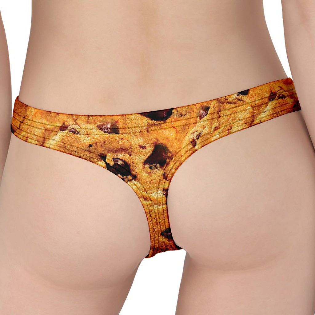 Chocolate Chip Cookie Print Women's Thong