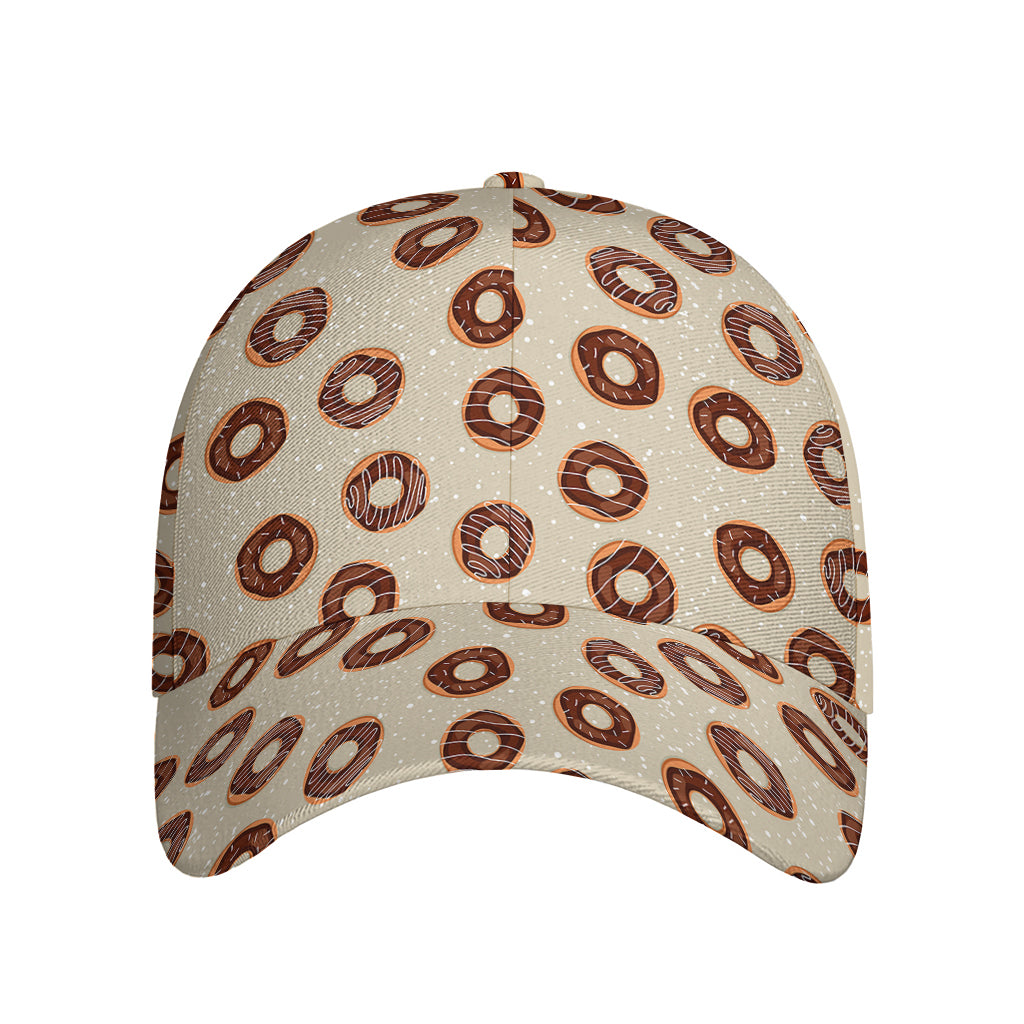 Chocolate Donuts Pattern Print Baseball Cap