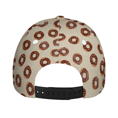 Chocolate Donuts Pattern Print Baseball Cap