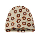 Chocolate Donuts Pattern Print Beanie