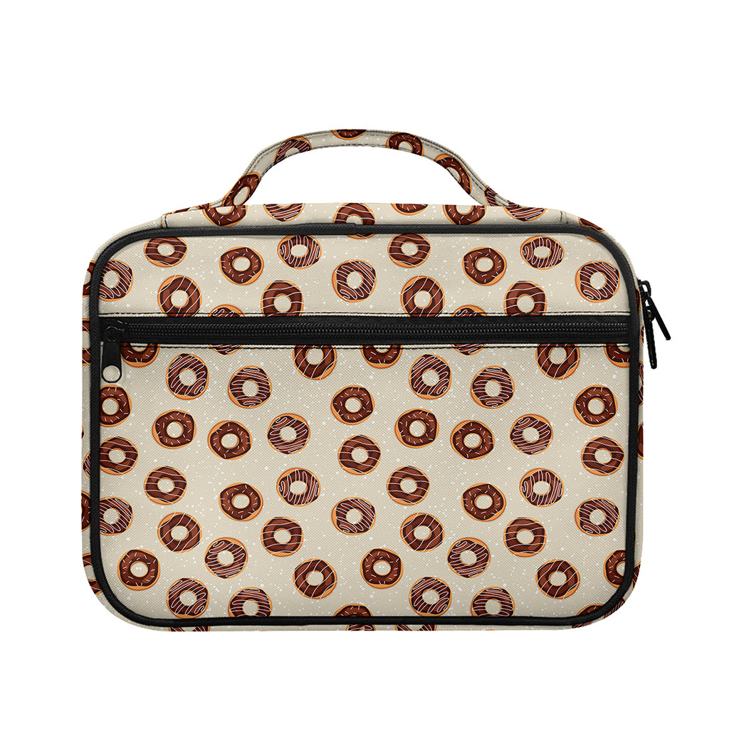 Chocolate Donuts Pattern Print Briefcase Bible Bag
