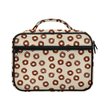 Chocolate Donuts Pattern Print Briefcase Bible Bag
