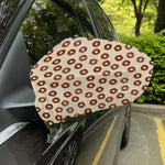 Chocolate Donuts Pattern Print Car Side Mirror Covers