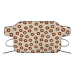 Chocolate Donuts Pattern Print Car Windshield Snow Cover
