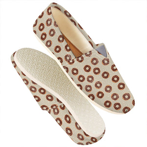 Chocolate Donuts Pattern Print Casual Shoes