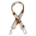 Chocolate Donuts Pattern Print Dog Seat Belt