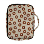 Chocolate Donuts Pattern Print Front Pocket Bible Bag