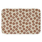 Chocolate Donuts Pattern Print Indoor Door Mat