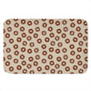 Chocolate Donuts Pattern Print Indoor Door Mat