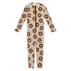 Chocolate Donuts Pattern Print Jumpsuit