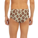 Chocolate Donuts Pattern Print Men's Briefs