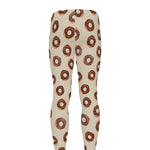 Chocolate Donuts Pattern Print Men's leggings