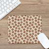 Chocolate Donuts Pattern Print Mouse Pad