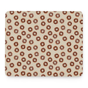 Chocolate Donuts Pattern Print Mouse Pad