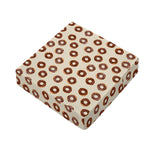 Chocolate Donuts Pattern Print Outdoor Seat Cushion Cover