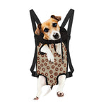 Chocolate Donuts Pattern Print Pet Carrier Backpack