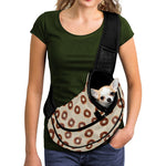 Chocolate Donuts Pattern Print Pet Sling Carrier