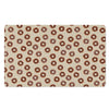 Chocolate Donuts Pattern Print Polyester Doormat