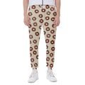 Chocolate Donuts Pattern Print Joggers