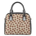 Chocolate Donuts Pattern Print Shoulder Handbag