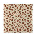 Chocolate Donuts Pattern Print Silk Bandana