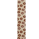 Chocolate Donuts Pattern Print Table Runner
