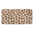 Chocolate Donuts Pattern Print Towel