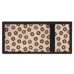 Chocolate Donuts Pattern Print Trifold Wallet