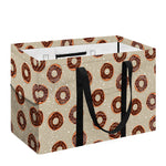 Chocolate Donuts Pattern Print Utility Tote Bag