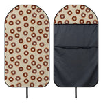 Chocolate Donuts Pattern Print Waterproof Car Seat Cover