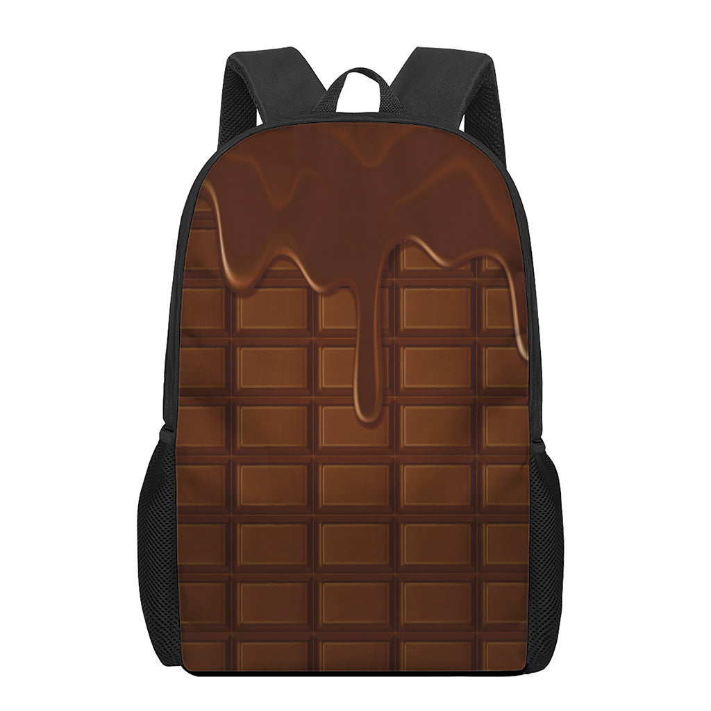 Chocolate Print 17 Inch Backpack