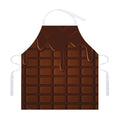 Chocolate Print Adjustable Apron