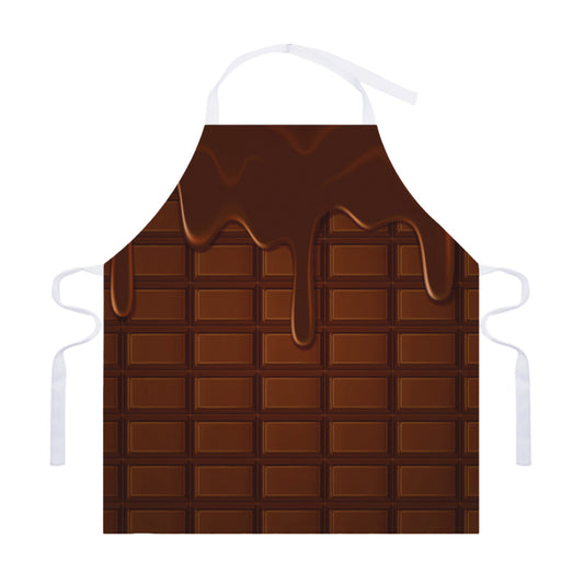 Chocolate Print Adjustable Apron