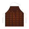 Chocolate Print Adjustable Apron