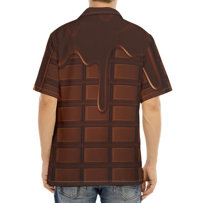 Chocolate Print Aloha Shirt