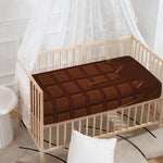 Chocolate Print Baby Crib Sheet