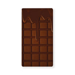 Chocolate Print Baby Crib Sheet