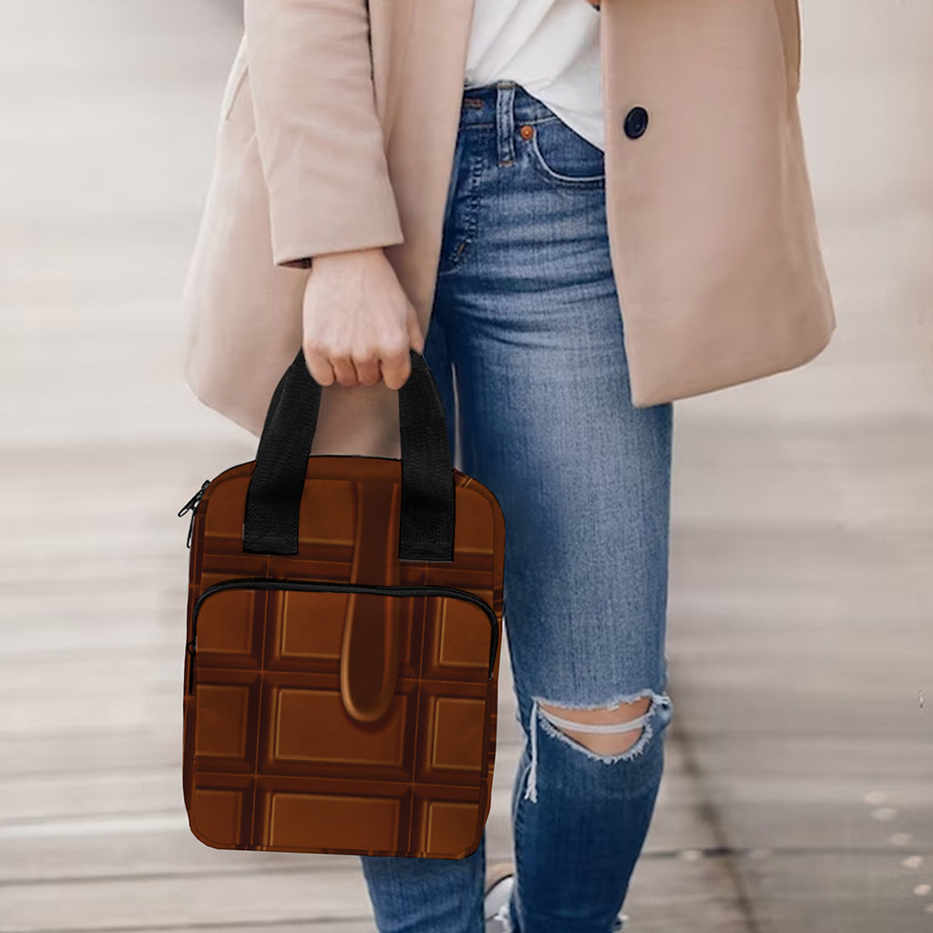Chocolate Print Bible Tote Bag