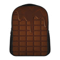 Chocolate Print Casual Backpack