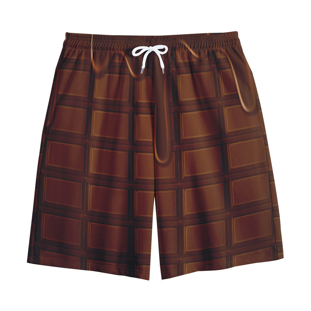 Chocolate Print Cotton Shorts