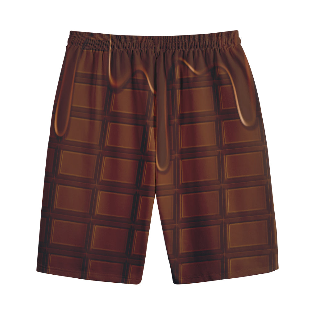Chocolate Print Cotton Shorts