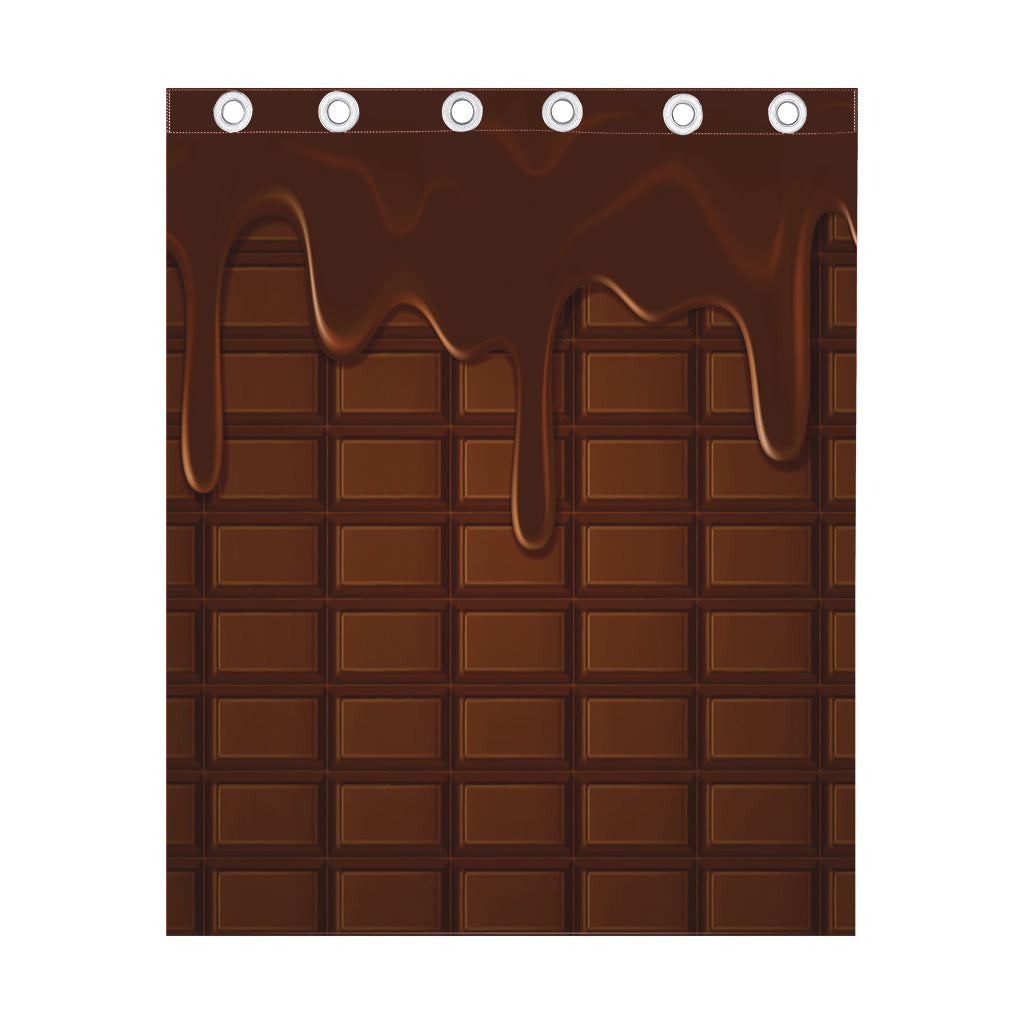 Chocolate Print Curtain