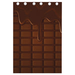 Chocolate Print Curtain