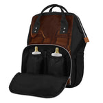 Chocolate Print Diaper Bag