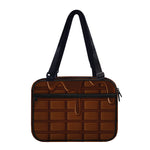 Chocolate Print Double Strap Bible Bag
