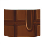 Chocolate Print Drum Lamp Shade