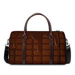 Chocolate Print Duffle Bag